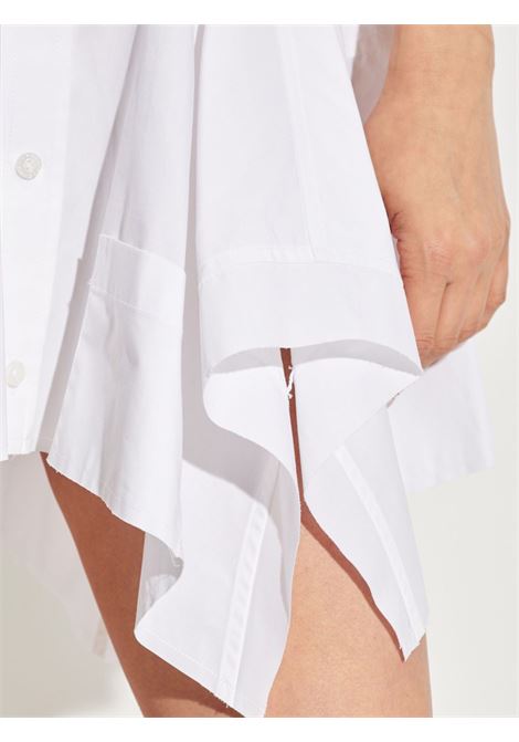 White button-front layered shirt dress Alexander Wang - women ALEXANDER WANG | 4WC3256786100